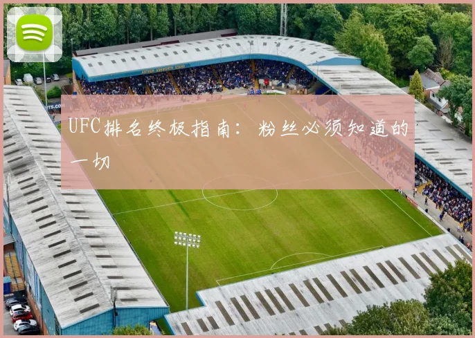 UFC排名终极指南:粉丝必须知道的一切