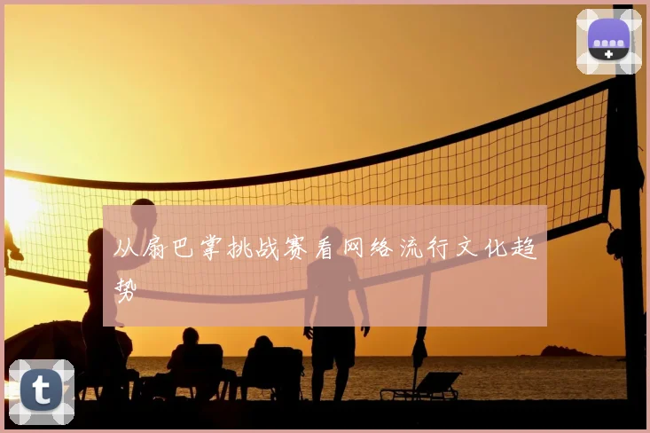 从扇巴掌挑战赛看网络流行文化趋势